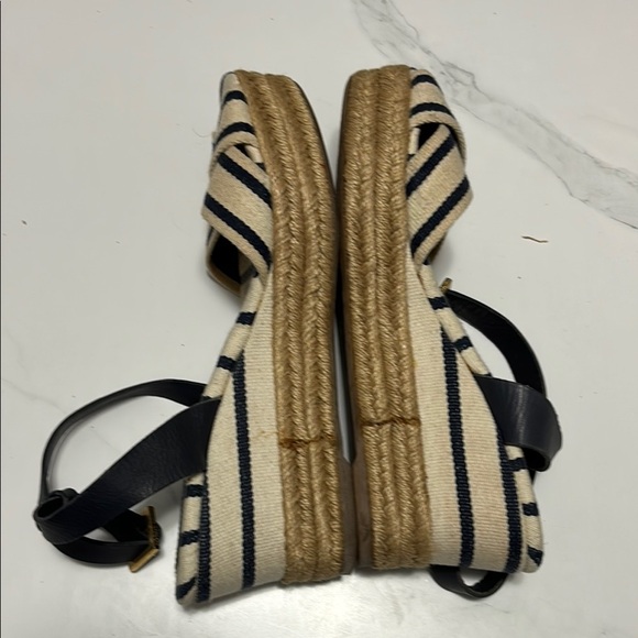 Tory Burch Black and Cream Women's wedges - Picture 4 of 5